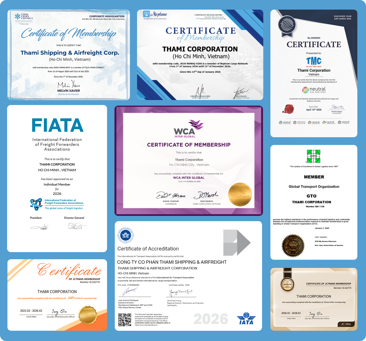 certificate membership